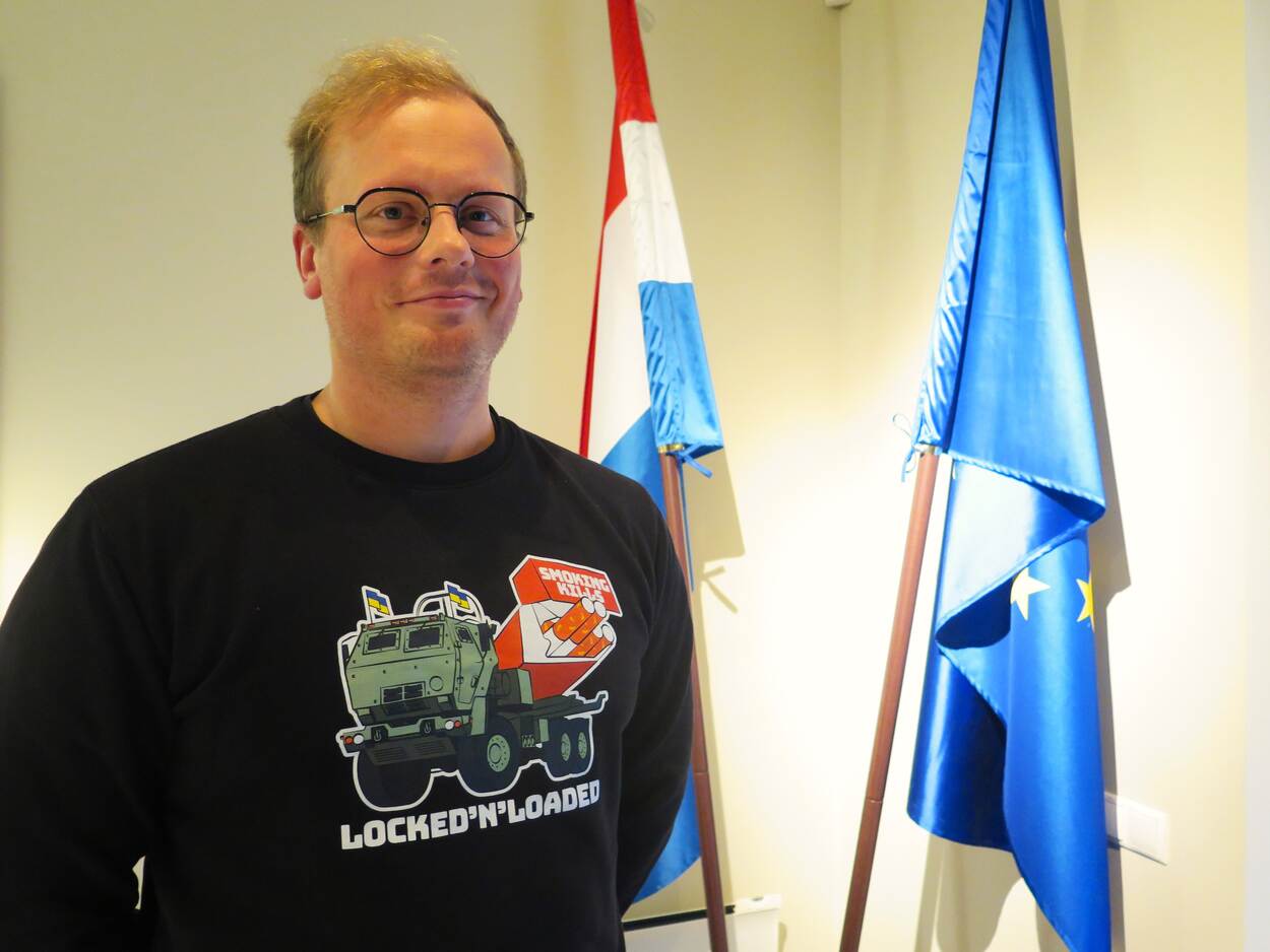 Een portret van Lukas Andriukaitis.