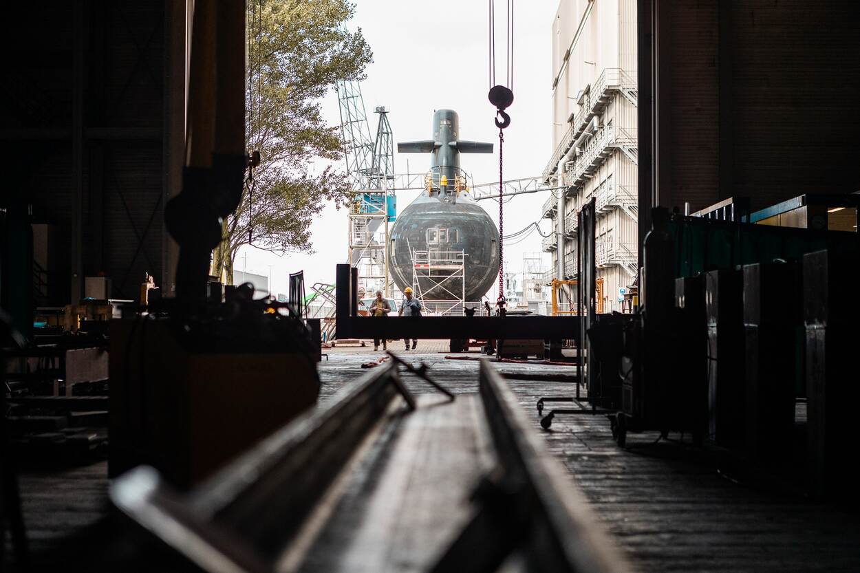 Naast schepen onderhoudt DMI natuurlijk ook de onderzeeboten van de Koninklijke Marine.