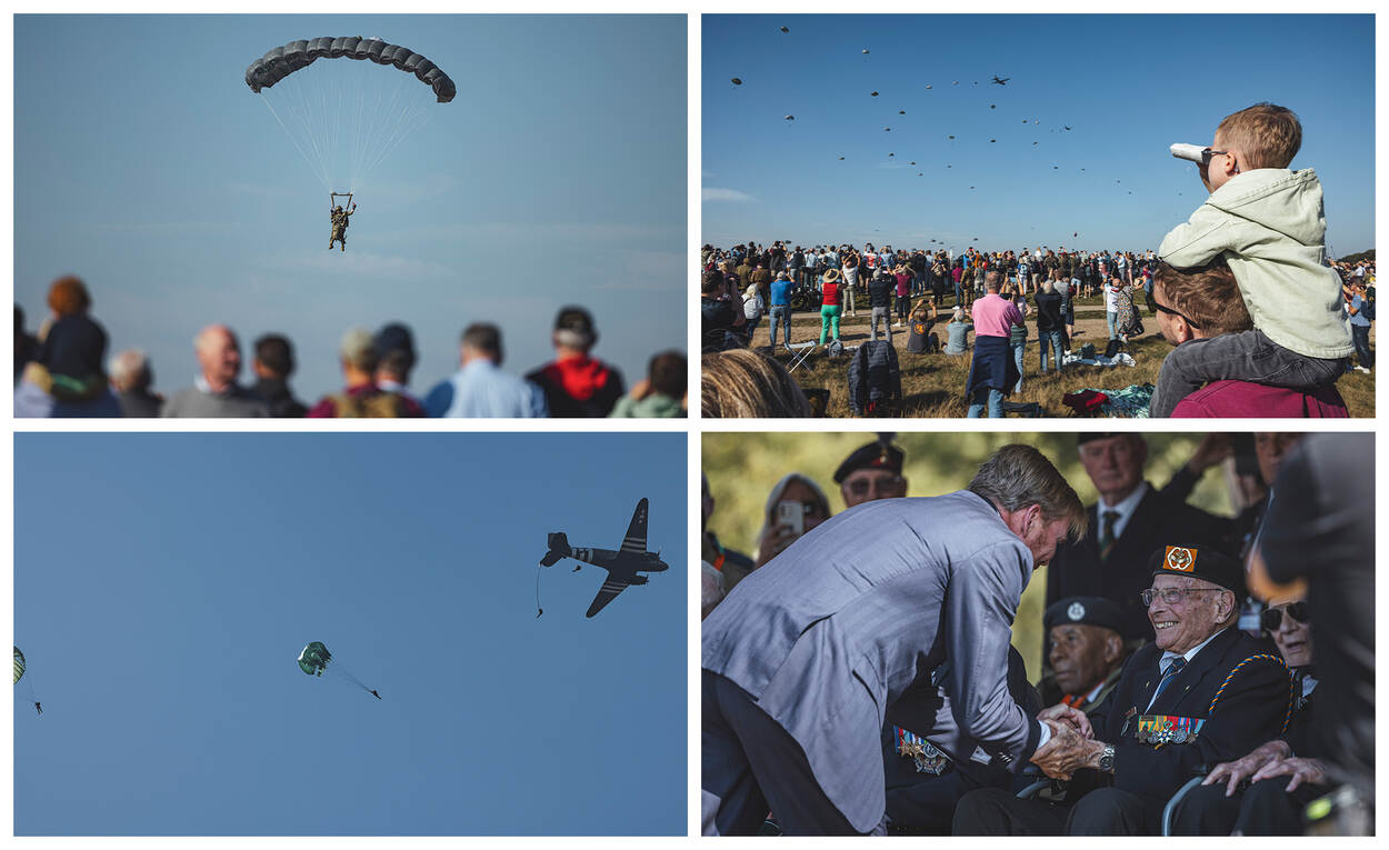 Op de Ginkelse Heide in Ede vindt de herdenking van operatie Market Garden plaats.
