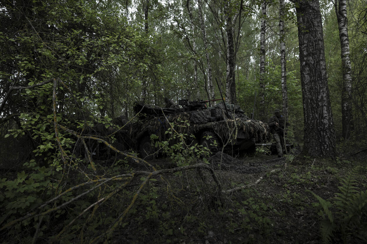 Verkenners in actie tijdens oefening Iron Wolf in Litouwen.