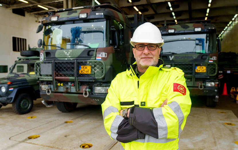 Commandant van DVVO, kolonel Merlijn Heiligers.