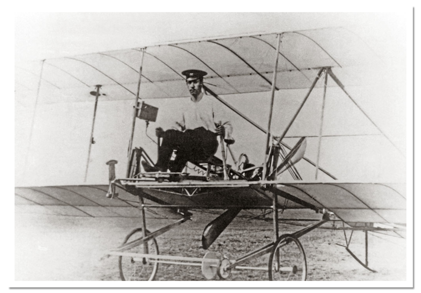 De experimentele S-1 met Igor Sikorsky als vlieger