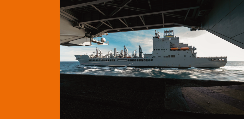 Een Amerikaans schip.