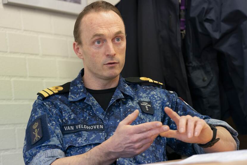 Kapitein-luitenant ter zee (TD) Maurice van Veldhoven.