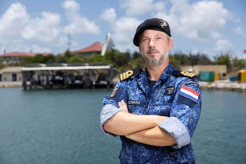Kapitein-luitenant ter zee Marnix Hezemans.