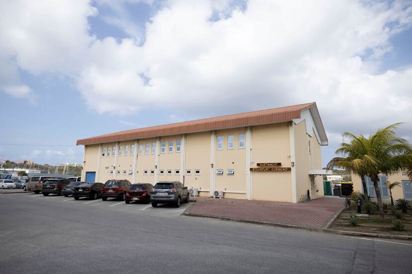 Gebouw op Marinebasis Parera.