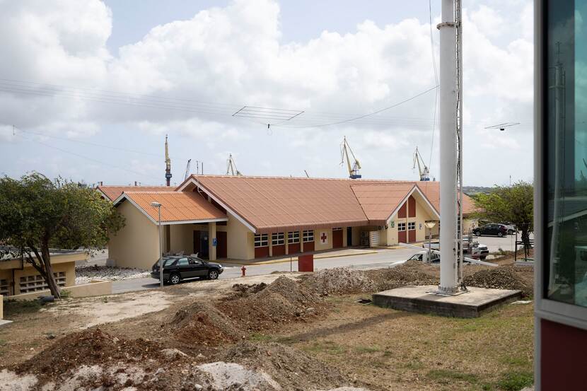 De huidige ziekenboeg van Marinebasis Parera.