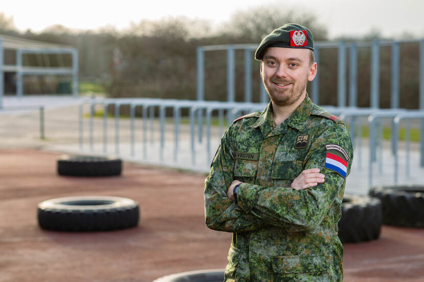 Portret reservist Yvo van Vegten