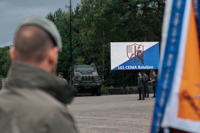 Het nieuwe CEMA-bataljon.