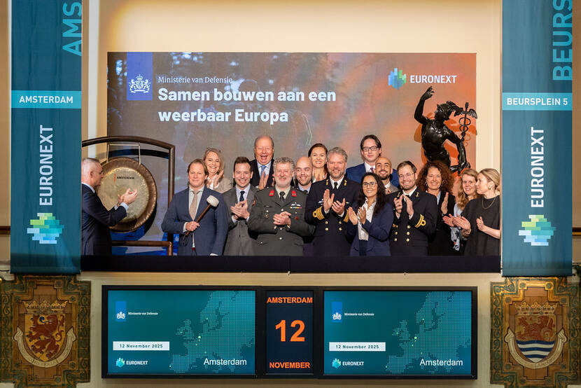 Medewerkers van Euronext.