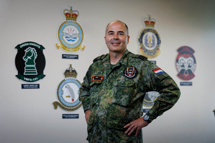 Portretfoto van luitenant-kolonel Mark.