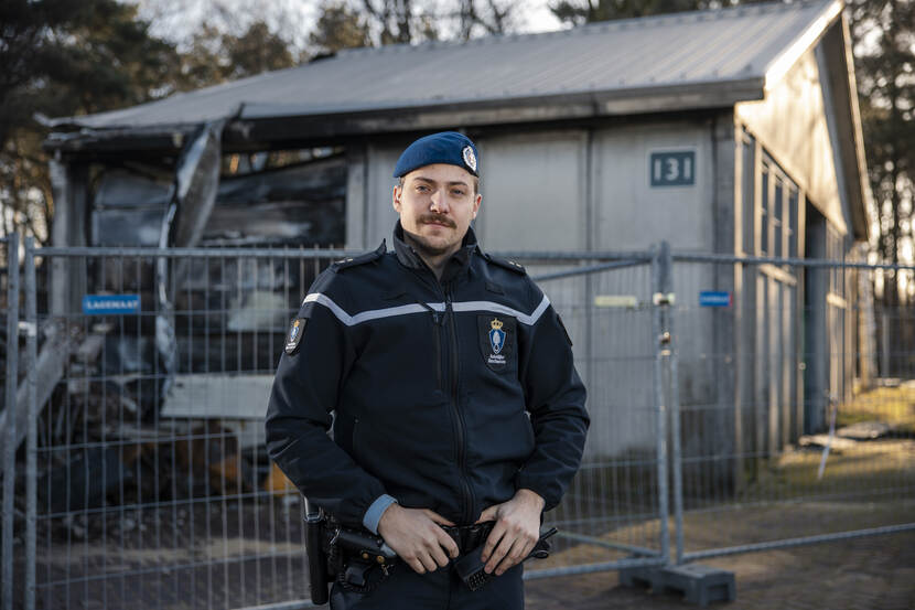 Marechaussee Mos in Wezep.