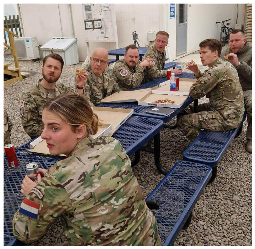 Pizza met NSE in Irak