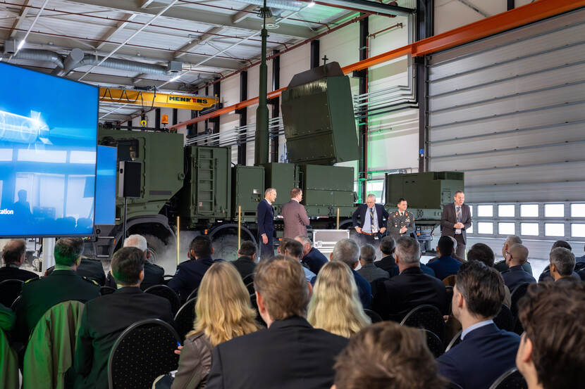 Overzicht van de bijeenkomst bij Thales in Hengelo.