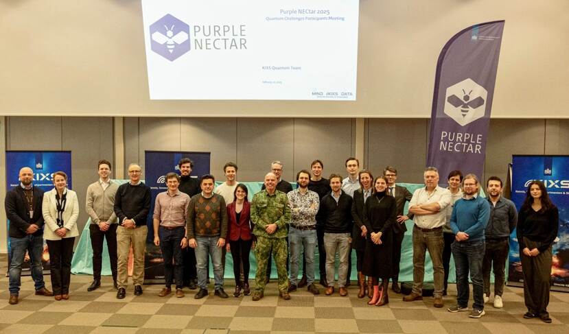 Groepsfoto van de deelnemers.