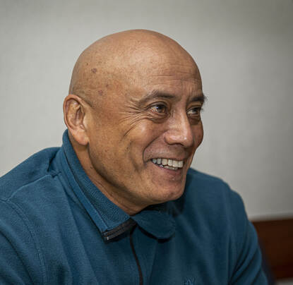 Recente portretfoto van Chris Fréni