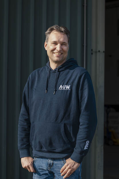 Portretfoto van Bas Veldman.