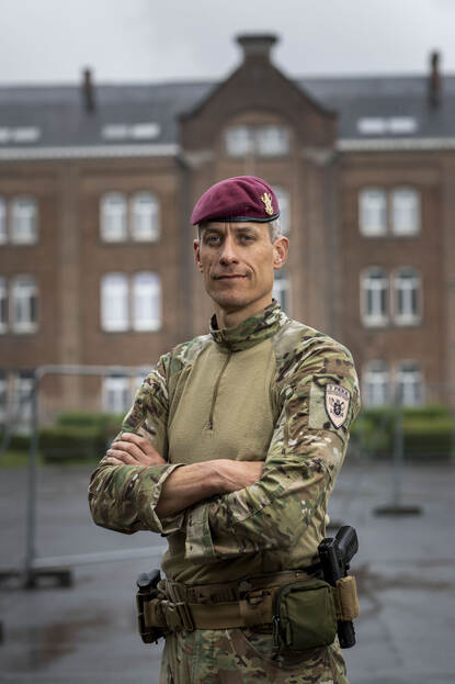 Portretfoto van luitenant-kolonel Patrick Winnepenninckx.
