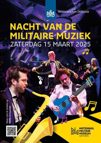 Poster Nacht van de Militaire Muziek.