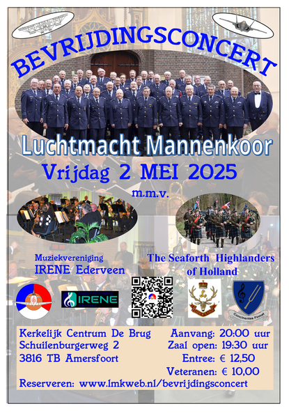 Poster Bevrijdingsconcert.