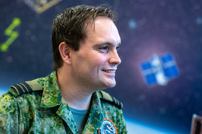 Foto van majoor Dennis.