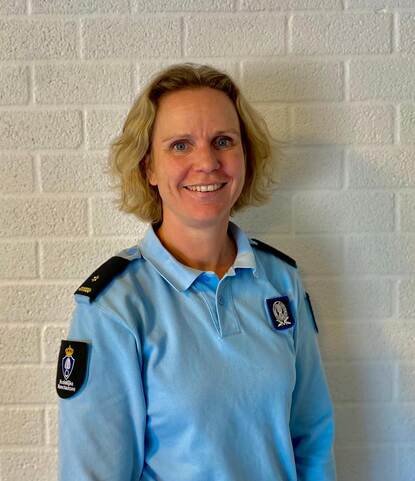 Portretfoto van majoor Mariette Hazelhoff.