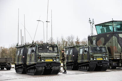 BV-206 met nieuwe antenne-uitrusting.