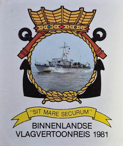 Huibert van Eijsden heeft veel herinneringen aan de Lacomblé bewaard, zoals deze sticker uit 1981.